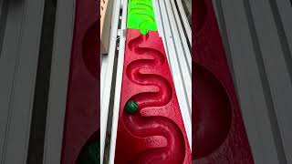 HABA Wooden Marble Run ☆ Wave Straight Course  ③ marblerun asmr [upl. by Hurd35]