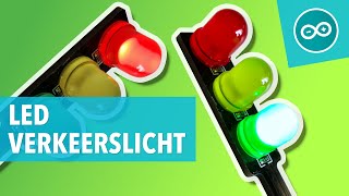 🇳🇱 LED VERKEERSLICHT  STOPLICHT  Arduino les 27 [upl. by Noirda107]