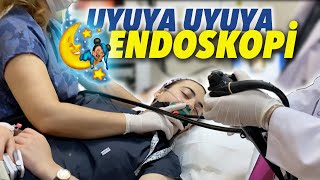 MIŞIL MIŞIL UYUYARAK ENDOSKOPİ TÜM AŞAMALARIYLA ENDOSKOPİ NASIL YAPILIR [upl. by Macknair]