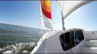 360VR ODay Daysailer III on Rehoboth Bay Delaware [upl. by Eiloj]