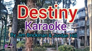 Destiny KARAOKE by Jim Brickman ampJordan Hill [upl. by Sydalg]