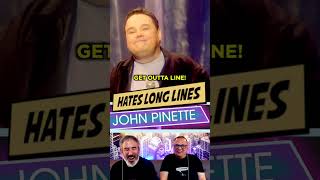 🤣JOHN PINETTE 🤬 HATES LONG LINES 😡 reaction funny clean shortsviral buffet food 😆 [upl. by Nnylirak]