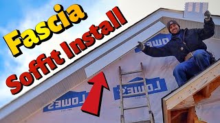 How To Install Soffit and Fascia Trim [upl. by Gentes]