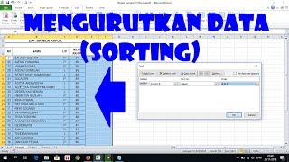 Cara Mengurutkan Data atau Sorting Data [upl. by Bagley26]