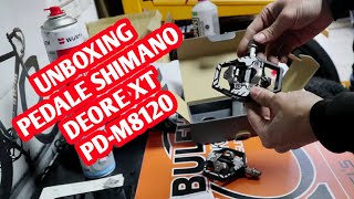 PEDALE SHIMANO DEORE XT PDM8120 UNBOXING [upl. by Nami515]