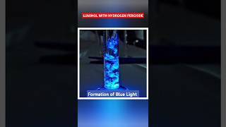 BLUE LIGHT  Luminol with Hydrogen Peroxide Snay64 ytshortsindia [upl. by Marcellina378]