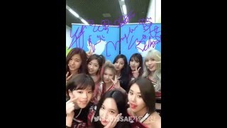 151227 TWICE GFRIEND Lovelyz EXID amp AOA  2015 SBS Gayo Daejun Backstage [upl. by Nnyltak]