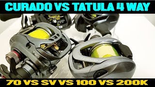 CURADO VS TATULA 4 WAY SHOOTOUT 14 OZ SQUAREBILL CRANKBAIT [upl. by Ramal725]