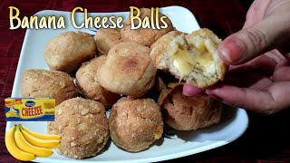 Banana Cheese Balls  Quick and easy snack or dessert  Ilonggas Kitchen [upl. by Asiral]