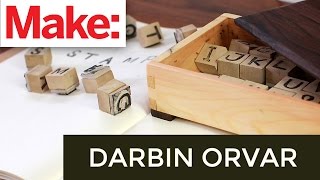 Darbin Orvar Alphabet Rubber Stamps [upl. by Saravat]