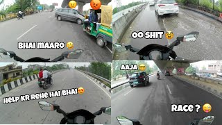 Road ke bich me road rage 😳ho gaimotovlogs [upl. by Enidan]