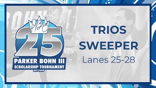 Lanes 2528  Trios Sweeper  Parker Bohn III Scholarship Tournament [upl. by Esmeralda]