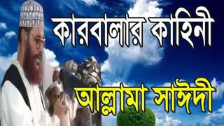 কারবালার কাহিনী allama delwar hossain sayeedi bangla waz [upl. by Dennard]