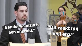 Raadsleden lopen HUILEND weg na antiwoke speech FVD [upl. by Diogenes]