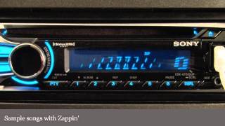 Sony CDXGT565UP CD Receiver Display and Controls Demo  Crutchfield Video [upl. by Natalee]