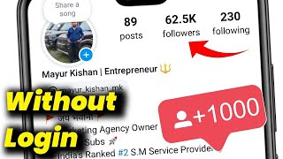 How to Increase Followers On Instagram Without Login  Bestsmmpanelin [upl. by Rosalie]