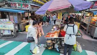 Taiwan Walk Keelung Lido Deck Garden Keelung Miaokou Night Market 麗都蝶客花園 基隆廟口夜市 20231207 POCKET 3 [upl. by Welles]