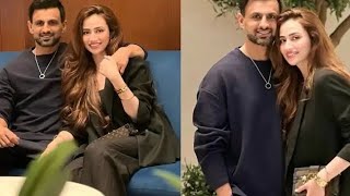 Actress Sana javed Pregnant first video with Husband pregnancy Shoaib Malik amp Sana Javad Parents [upl. by Chlori726]