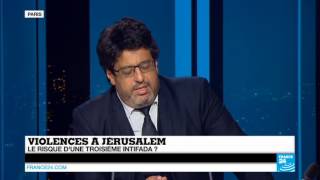 IsraëlPalestine  le député Meyer Habib prend à partie FRANCE24 dans le DébatF24 [upl. by Renae605]