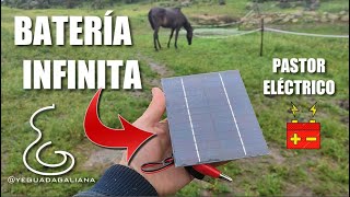 CÓMO PONER UNA PLACA SOLAR AL PASTOR ELECTRICO PARA CABALLOS [upl. by Adina]