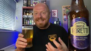 Birrificio Angelo Poretti  Premium Italian Lager beer beerreview supermarket [upl. by Salvadore]