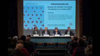 El Instituto Cervantes presenta el anuario «El español en el mundo 2017» [upl. by Miah]