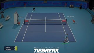 Flavio COBOLLI vs Alex DE MINAUR Wien 24  Gameplay Tiebreak tiebreak [upl. by Kelley254]