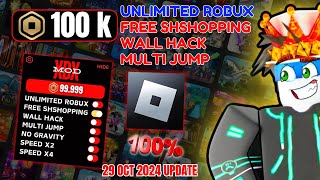 Roblox Mod Menu 2024  Unlimited Robux  Wallhack amp More  Download for Android amp iPhone roblox [upl. by Iolenta553]