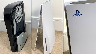 Removing PS5 Faceplates For First Time  PS5 Logo Vinyl Sticker [upl. by Ayyn]