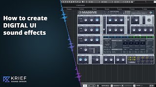 How to create DIGITAL UI SOUNDS [upl. by Ayra173]