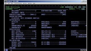 Working with IBM VSAM JCL  M25 [upl. by Machos643]