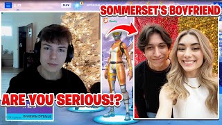 Clix JEALOUS After MEETING Sommersets NEW BOYFRIEND Live On Stream [upl. by Nylarat]