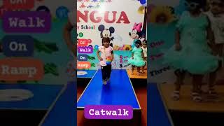 Cat walk catwalk ramp activity fashiontrends funny fashionyd catwalkerfashion [upl. by Ewall]