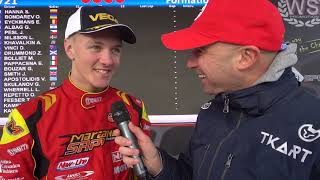 Markus Kajak Maranello SRP Factory Team – Maranello – TM WSK Champions Cup 2024 Lonato KZ2 [upl. by Hickie]