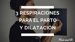 3 formas de respirar durante el proceso de parto y dilatación 2 Trimestre [upl. by Glassman]