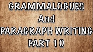 Grammalogues and Paragraph Writing  Part 10 [upl. by Asyla]