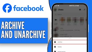 How to Archive and Unarchive Facebook Messenger Conversation Full Guide [upl. by Osmond545]