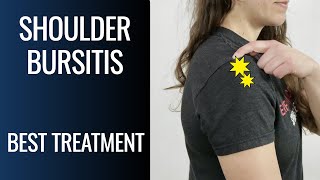 Simple Stretch For Subacromial Bursitis Shoulder Pain Relief [upl. by Eenafit463]