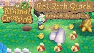 Animal Crossing New Leaf  Get Rich Quick 16100 Bells In 10 Seconds [upl. by Martens482]