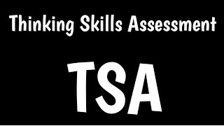 Thinking Skills Assessment  TSA [upl. by Ratha389]