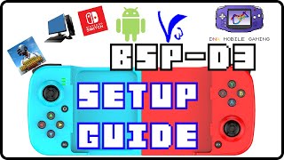 BSP D3 Setup Guide  Android Nintendo Switch Windows PUBG [upl. by Lauhsoj]