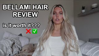 NEW BELLAMI SILK SEAM HAIR EXTENSIONS REVIEW  TUTORIAL [upl. by Berry]