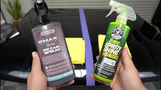 Technicians Choice GMax Graphene Detail Spray VS Chemical Guys Synthetic Spray Wax [upl. by Anileba683]