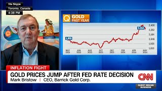 Barrick Gold Corporation CEO Blames quotUncertain Timesquot for the Recent Spike in Gold Prices [upl. by Magner732]