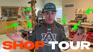 What is in my Woodworking Shop  Shop Tour 2024 [upl. by Ialocin]