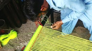 Khat Bunai  Cot Making  Rope Bed  Charpai Banane ka Tarika [upl. by Gladys681]