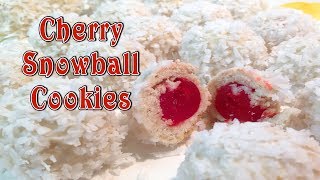 Cherry Snowball Cookies [upl. by Nagle]