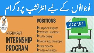 INTERNNCraft internship program 2024 Graphic Designer Website developer UX Design Data Science [upl. by Oric]