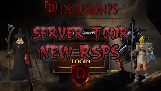 BRAND NEW RSPS 2024  GUIDE Server Tour  DelusionPS [upl. by Atipul819]