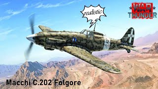 War Thunder  GER Macchi C202 Folgore  Map Smolensk 1941 Air Realistic [upl. by Harlin]